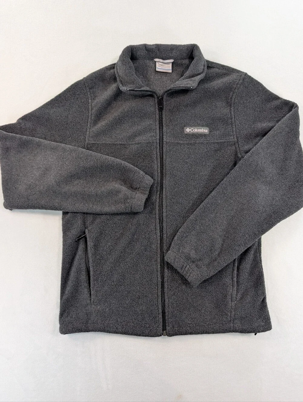 Columbia Fleece Steens Mountain 2.0 Jacket Full Zip Charcoal Gray Small